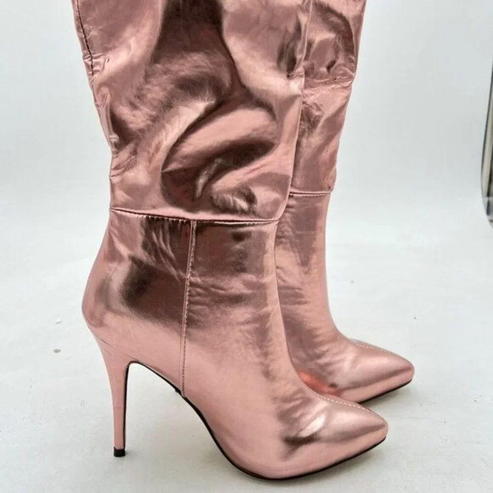 metallic pink
